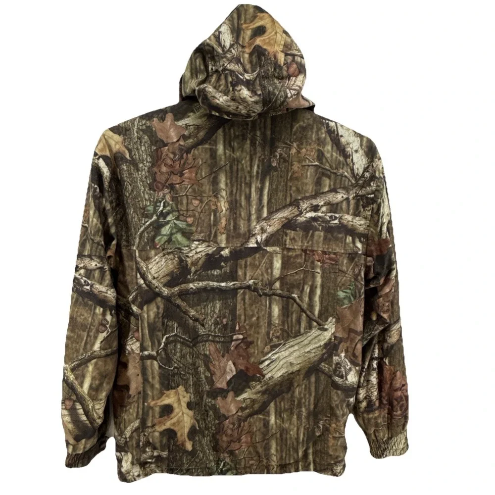 Mossy Oak Break-Up Infinity Full Zip Camo‎ Jacket Hooded L Camouflage Hunting